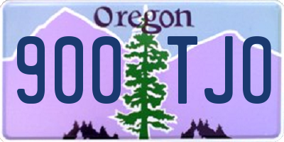 OR license plate 900TJO