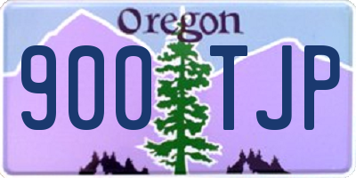 OR license plate 900TJP