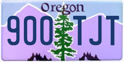 OR license plate 900TJT