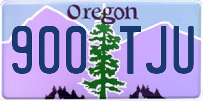 OR license plate 900TJU