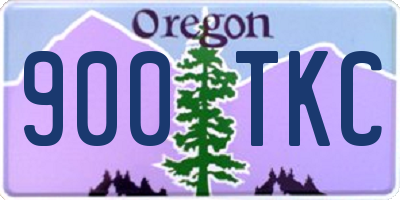 OR license plate 900TKC