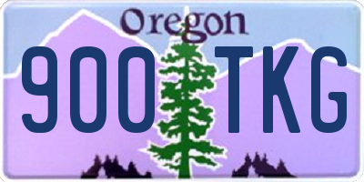 OR license plate 900TKG