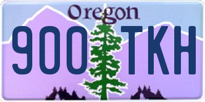 OR license plate 900TKH