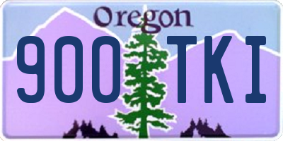 OR license plate 900TKI