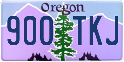 OR license plate 900TKJ