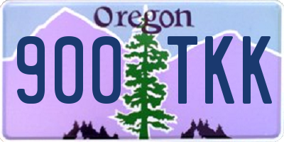 OR license plate 900TKK