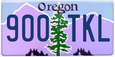 OR license plate 900TKL