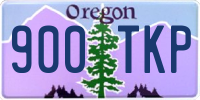 OR license plate 900TKP