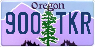 OR license plate 900TKR