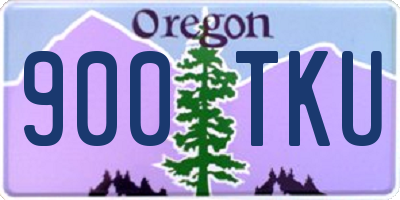 OR license plate 900TKU