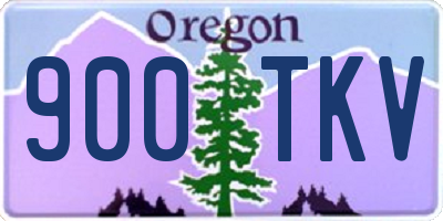 OR license plate 900TKV