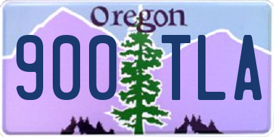 OR license plate 900TLA