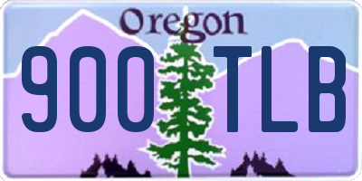 OR license plate 900TLB