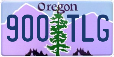 OR license plate 900TLG