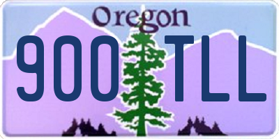 OR license plate 900TLL