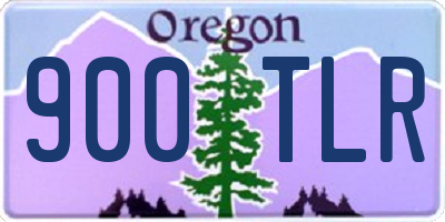 OR license plate 900TLR