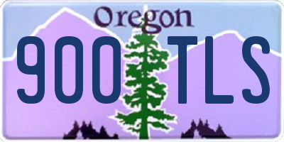 OR license plate 900TLS