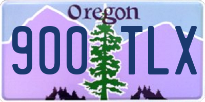 OR license plate 900TLX
