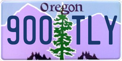 OR license plate 900TLY