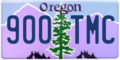 OR license plate 900TMC