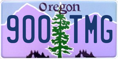 OR license plate 900TMG