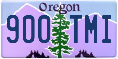 OR license plate 900TMI