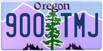 OR license plate 900TMJ