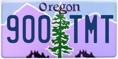 OR license plate 900TMT