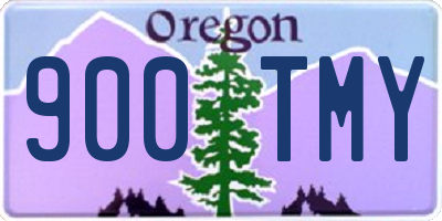 OR license plate 900TMY