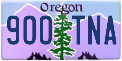 OR license plate 900TNA
