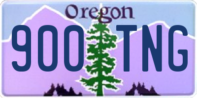 OR license plate 900TNG