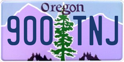 OR license plate 900TNJ