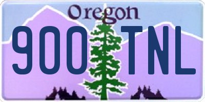 OR license plate 900TNL
