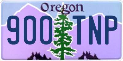 OR license plate 900TNP