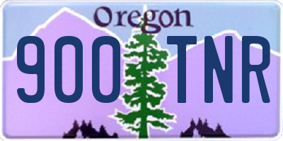OR license plate 900TNR