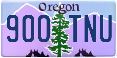 OR license plate 900TNU