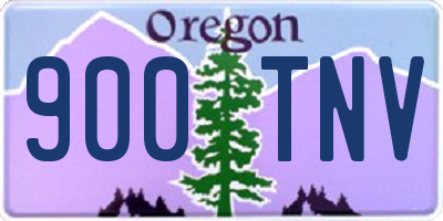 OR license plate 900TNV