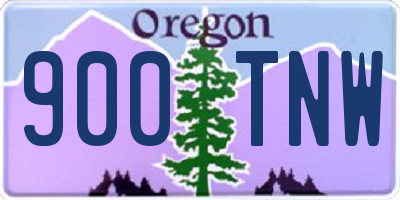 OR license plate 900TNW