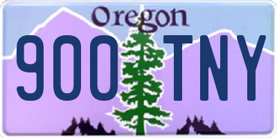 OR license plate 900TNY