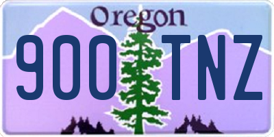 OR license plate 900TNZ