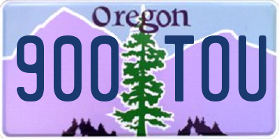OR license plate 900TOU