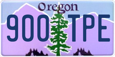 OR license plate 900TPE