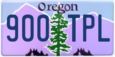 OR license plate 900TPL