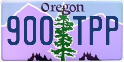 OR license plate 900TPP