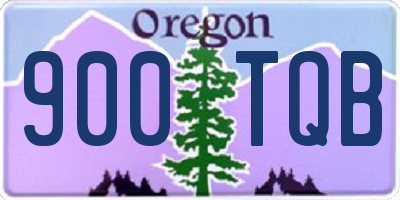 OR license plate 900TQB