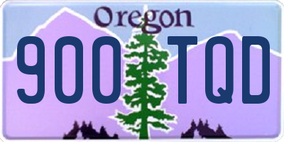 OR license plate 900TQD