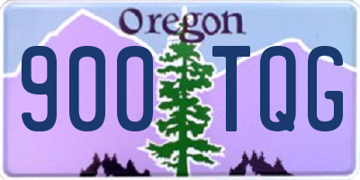 OR license plate 900TQG