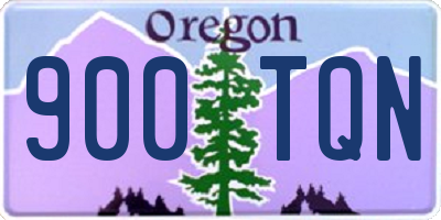 OR license plate 900TQN