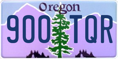 OR license plate 900TQR