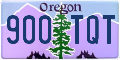 OR license plate 900TQT